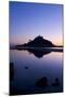 Mount St Michael Cornwall England at sunset-Charles Bowman-Mounted Photographic Print