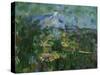 Mount St, Victoire from Les Lauves, 1904-06-Paul Cézanne-Stretched Canvas