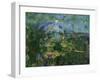 Mount St, Victoire from Les Lauves, 1904-06-Paul Cézanne-Framed Giclee Print