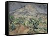 Mount St. Victoirela-Paul Cézanne-Framed Stretched Canvas