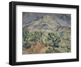 Mount St. Victoirela-Paul Cézanne-Framed Premium Giclee Print