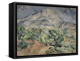 Mount St. Victoirela-Paul Cézanne-Framed Stretched Canvas