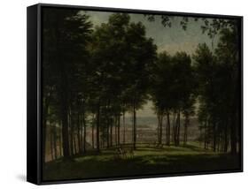 Mount Storm Park, Cincinnati, 1840-Thomas Worthington Whittredge-Framed Stretched Canvas