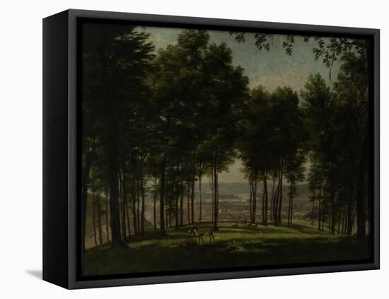 Mount Storm Park, Cincinnati, 1840-Thomas Worthington Whittredge-Framed Stretched Canvas