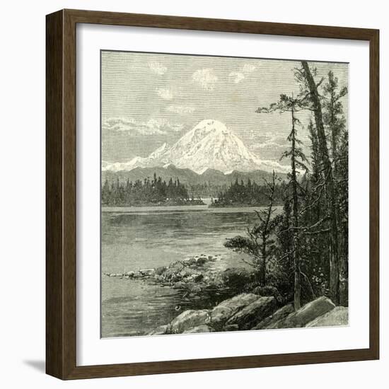 Mount Tacoma 1891 Usa-null-Framed Giclee Print