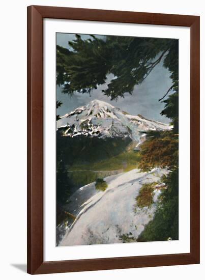 'Mount Tacoma from Eagle Peak, Washington', c1916-Asahel Curtis-Framed Photographic Print