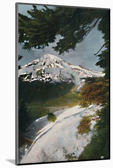 'Mount Tacoma from Eagle Peak, Washington', c1916-Asahel Curtis-Mounted Photographic Print