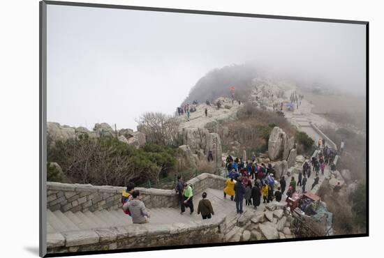 Mount Taishan, UNESCO World Heritage Site, Taian, Shandong province, China, Asia-Michael Snell-Mounted Photographic Print