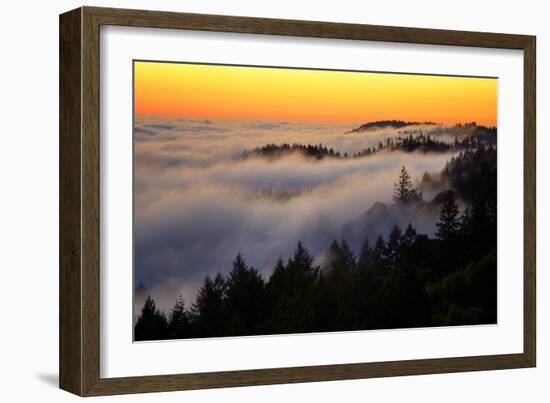 Mount Tamalpais After Sunset, Northern California-Vincent James-Framed Photographic Print