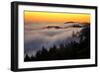 Mount Tamalpais After Sunset, Northern California-Vincent James-Framed Photographic Print