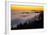 Mount Tamalpais After Sunset, Northern California-Vincent James-Framed Photographic Print