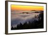 Mount Tamalpais After Sunset, Northern California-Vincent James-Framed Photographic Print