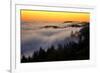 Mount Tamalpais After Sunset, Northern California-Vincent James-Framed Photographic Print