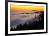 Mount Tamalpais After Sunset, Northern California-Vincent James-Framed Photographic Print