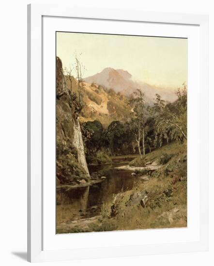 Mount Tamalpais from Lagunitas Creek, 1878-William Keith-Framed Giclee Print