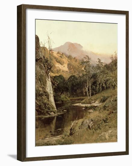 Mount Tamalpais from Lagunitas Creek, 1878-William Keith-Framed Giclee Print