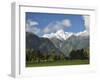 Mount Tasman and Cook Flat, Westland Tai Poutini National Park, New Zealand-Jochen Schlenker-Framed Photographic Print