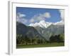 Mount Tasman and Cook Flat, Westland Tai Poutini National Park, New Zealand-Jochen Schlenker-Framed Photographic Print