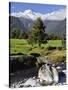 Mount Tasman and Cook Flat, Westland Tai Poutini National Park, UNESCO World Heritage Site, NZ-Jochen Schlenker-Stretched Canvas