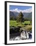 Mount Tasman and Cook Flat, Westland Tai Poutini National Park, UNESCO World Heritage Site, NZ-Jochen Schlenker-Framed Photographic Print