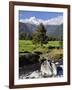 Mount Tasman and Cook Flat, Westland Tai Poutini National Park, UNESCO World Heritage Site, NZ-Jochen Schlenker-Framed Photographic Print