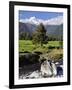 Mount Tasman and Cook Flat, Westland Tai Poutini National Park, UNESCO World Heritage Site, NZ-Jochen Schlenker-Framed Photographic Print