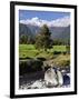 Mount Tasman and Cook Flat, Westland Tai Poutini National Park, UNESCO World Heritage Site, NZ-Jochen Schlenker-Framed Photographic Print