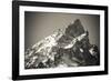 Mount Teewinot in winter, Grand Teton National Park, Wyoming, USA-Russ Bishop-Framed Photographic Print