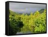 Mount Tefatua and Tropical Rainforest, Raiatea, French Polynesia, South Pacific Ocean, Pacific-Jochen Schlenker-Framed Stretched Canvas