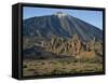 Mount Teide and Las Rochas, Tenerife, Canary Islands, Spain, Europe-Jean Brooks-Framed Stretched Canvas