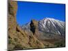 Mount Teide and Las Roques, Tenerife, Canary Islands, Spain-Jean Brooks-Mounted Photographic Print