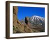 Mount Teide and Las Roques, Tenerife, Canary Islands, Spain-Jean Brooks-Framed Photographic Print
