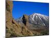 Mount Teide and Las Roques, Tenerife, Canary Islands, Spain-Jean Brooks-Mounted Photographic Print