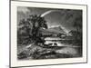 Mount Tom, from the Northampton Meadows, USA-John Douglas Woodward-Mounted Giclee Print