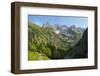 Mount Trettachspitze and mount Madelegabel in the Allgau Alps. Germany, Bavaria-Martin Zwick-Framed Photographic Print