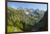 Mount Trettachspitze and mount Madelegabel in the Allgau Alps. Germany, Bavaria-Martin Zwick-Framed Photographic Print