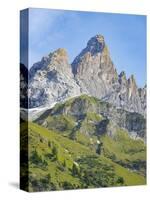 Mount Trettachspitze in the Allgau Alps. Germany, Bavaria-Martin Zwick-Stretched Canvas