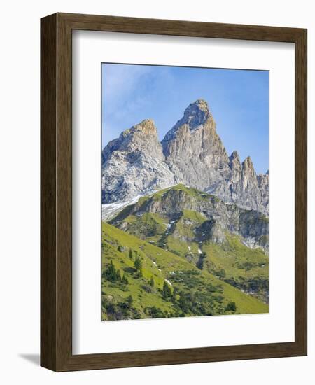 Mount Trettachspitze in the Allgau Alps. Germany, Bavaria-Martin Zwick-Framed Photographic Print