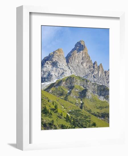 Mount Trettachspitze in the Allgau Alps. Germany, Bavaria-Martin Zwick-Framed Photographic Print