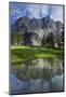 Mount Velika Mojstrovka (2,056M) Reflected in a Pool, Viewed from Sleme, Triglav Np, Slovenia-Zupanc-Mounted Photographic Print