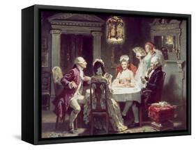 Mount Vernon and Peace-Jean Leon Gerome Ferris-Framed Stretched Canvas