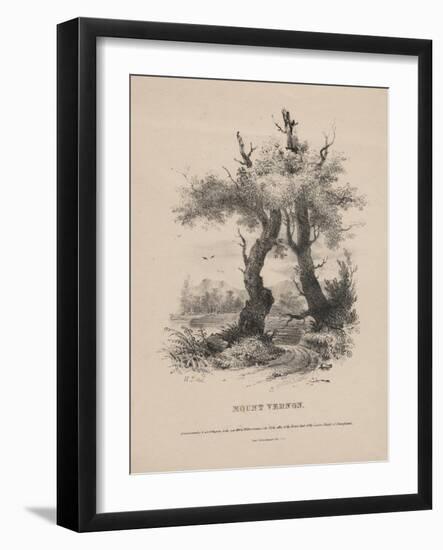 Mount Vernon, Litho by Childs and Inman, 1832-Henry Inman-Framed Giclee Print