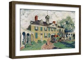 Mount Vernon, Near Alexandria, Virginia, USA, C18th Century-James Preston-Framed Giclee Print