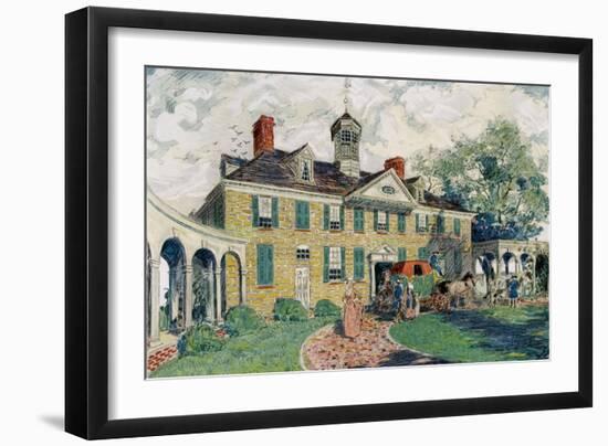 Mount Vernon, Near Alexandria, Virginia, USA, C18th Century-James Preston-Framed Giclee Print