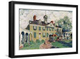 Mount Vernon, Near Alexandria, Virginia, USA, C18th Century-James Preston-Framed Giclee Print