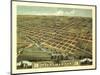 Mount Vernon, Ohio - Panoramic Map-Lantern Press-Mounted Art Print