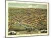 Mount Vernon, Ohio - Panoramic Map-Lantern Press-Mounted Art Print