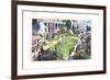 Mount Vernon - the First Summer Capital-Harry Grant Dart-Framed Art Print