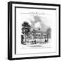 Mount Vernon, the Residence of Washington, 19th Century-null-Framed Giclee Print