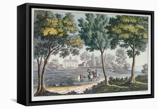 Mount Vernon, Virginia, Home of George Washington, C.1820-Paolo Fumagalli-Framed Stretched Canvas